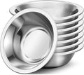 304(18/8) Stainless Steel Mixing Bowls for Kitchen, 8 Pack 7.8" 28.89 fl.oz Metal Mixing Bowls Set Stackable for Baking Serving Cooking Food Prep Storage Dishwasher Safe Lightweight