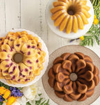 Nordic Ware Magnolia Bundt, 10 Cup, Toffee
