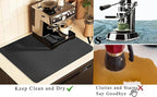 Coffee Mat for Countertops ,Coffee Bar Accessories Fit Under Coffee Maker Espresso Machine, Absorbent Hide Stain Rubber Mat for Countertop ,Dish Drying Mat for Kitchen Counter (Dark Gray, 12"x19")