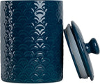 10 Strawberry Street Kitchen Canister, 3 Piece Set, Ocean Navy