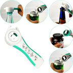 Otstar Jar Opener Bottle Opener and Can opener for Weak Hands,Seniors with Arthritis, Elderly, Jar Lid Opener Gadgets with Rubber Jar Opener Gripper Pad and Corkscrew Opener