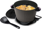 Presto 05450 DualDaddy Electric Deep Fryer, Black