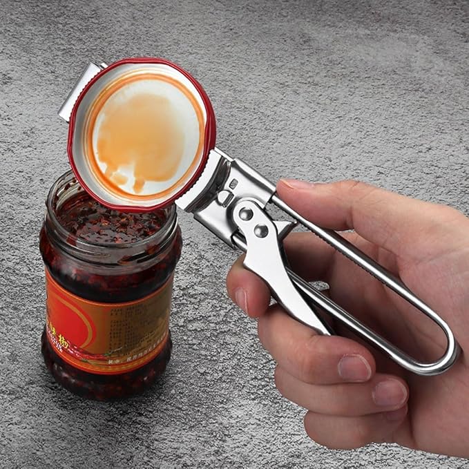 zengxiaoyun® Master Jar & Bottle Opener, Adjustable Multifunctional Stainless Steel Can Opener Jar Lid Gripper, Manual,Kitchen Accessories (3PCS)
