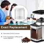 DBM-8GC Grind Chamber With Lid for Cuisinart Burr Coffee Grinder DBM-8P1, Removable Grind Chamber for Food Processor Replacement Parts
