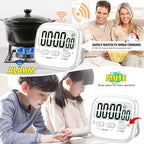 AyayaBoss 2-Pack Magnetic Kitchen Timers for Cooking, Digital Stop Watch Countdown Timer for Kids, Teachers, Classroom, Office, Exercise - Battery Included