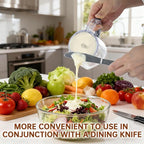 4-in-1 Adjustable Measuring Cup, Multi-Functional Kitchen Tool with Push-Button, with Adjustable Base & Scraper-Style Seal Base, Space-Saving Nesting Design for Cooking, Baking, Liquid & Dry Measure