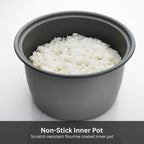 Tiger JNP-S18U-US 10 Cup Capacity White Rice Cooker with Non-Stick Inner Pot, Retractable Power Cord, and Keep Warm up to 12 hours (Urban Satin)