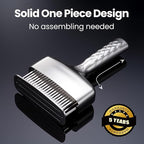 Meat Tenderizer Tool, Stainless Steel Blade Tenderizer for Meat – Extra Long Handle, Rustproof One-Piece Meat Tenderizer Mallet & Hammer, Steak Cooking Accessories, No Assembly Needed, 5-Year Warranty