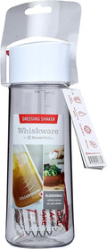 Whiskware Tritan Plastic Salad Dressing Bottle with BlenderBall Whisk, Leak Proof Salad Dressing Shaker Bottle for Fresh, Homemade Dressings (Pack of 12)
