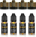 Cocktail Bubble Smoke Gun Accessories, 10 ml, Includes 4 Contains, 4 Aromatic Flavor Oils, Hickory Flavor