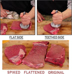 Reversible Meat Tenderizer and Pounder Dual Sided Meat Tenderizer Mallet Marinating Prep Tool