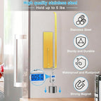 Paper Towel Holder Gold, Magnetic Paper Towel Holder for Fridge, Toilet Paper Roll Holder Magnet Paper Towel Rack Wall Mount Fridge Organizer for Golden Bathroom Kitchen Dorm Room RV Essentials, 2Pack