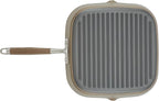 Anolon Advanced Home Hard Anodized Nonstick Deep Square Griddle Pan/Grill, 11 Inch, Bronze