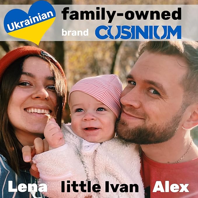 CUSINIUM 10oz Navy Blue Stainless Steel Salt Pepper Dredge Shakers - With Plastic Cap - With Handle - Pack of 2