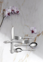 Oneida Silverware Set, True Rose Everyday Salad Forks 4-Piece Flatware Set, Service For 4, 18/0 Stainless Steel, Mirror Finish, Dishwasher Safe, Home & Kitchen Utensils, Salad Fork (Silver, 4 Pieces)