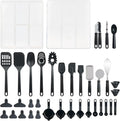 36-Piece Kitchen Gadget Set with Cooking Utensils & Drawer Organizer, Non-Stick Safe Tools for Everyday Cooking, Complete Kitchen Essentials