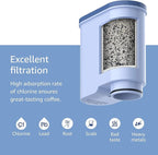 Waterdrop Coffee Water Filter, Replacement for Philips® AquaClean® CA6903/10 CA6903/22, Saeco® and Philips® Fully Automatic Coffee Machines, TÜV SÜD certified, Reduces PFAS, PFOA/PFOS, 6 Packs