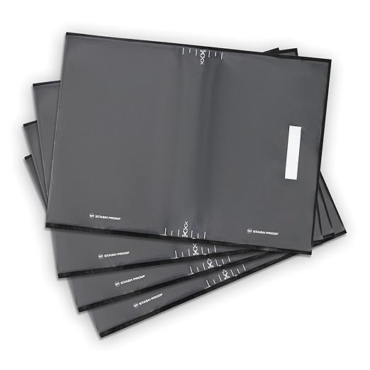 Vacuum Seal Bags 15" x 20" (50 Count) 5.5 Mil (Black and Clear) - BPA Free Commerical Grade Food Saver for Storage, Sous Vide, and Meal Prep Sealer Bag