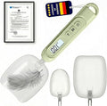 2026 Upgraded 2-In-1 Digital Measuring Spoon 【High-Precision 0.01oz/0.1g · Tested 10000+】 Baking Scale 【7-Unit】 Digital Kitchen Scale for Baking, Gram Scale for Weight Loss, Large & Small Scoop, Green