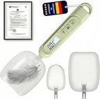 2026 Upgraded 2-In-1 Digital Measuring Spoon 【High-Precision 0.01oz/0.1g · Tested 10000+】 Baking Scale 【7-Unit】 Digital Kitchen Scale for Baking, Gram Scale for Weight Loss, Large & Small Scoop, Green
