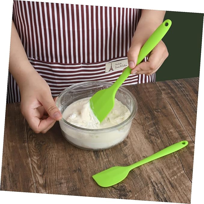 5pcs Silicone Kitchen Utensil Set Heat Resistant Non-stick Cooking Gadgets with Whisk Shovel Brush Scrapers for Baking and Cooking Space-saving Hanging Design Tools