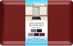 4/5 Inch Thick Kitchen Mats for Floor, StepRite Kitchen Rug for Standing Desk, Non-Slip, Thicker, Stain & Water Resistant, Comfort Anti Fatigue Floor Mat for Home, Kitchen, Office - Red,32 * 20''
