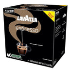 Lavazza Espresso, Single-Serve Keurig K-Cup Pods, Medium Roast Coffee, 40-Count Box