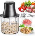3-in-1 Upgraded Food Processor with Electric Chicken Shredder | 1.5L Bowls Vegetable Food Chopper, Dicer, Grinder with 250W Copper Motor One-Touch Shredder for Chicken,Nuts, Baby Food & Dough