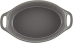 Rachael Ray Ceramics Oval Baker, 1.5-Quart, Gray