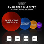 Santa Cruz Shredder Metal Herb Grinder Knurled Top for Stronger Grip 3-Piece Large 2.7" (Blue)