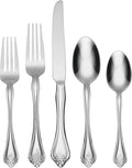 Oneida Boutonniere Flatware, 20 Piece, Silver