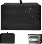 Heavy Duty Air Fryer Oven Cover for Ninja Double Stack DCT451/DCT601/DCT651/DCT401,18.72"Dx17.34"Wx13.40"H, 600D Heat-Resistant Nylon w/Aluminum Foil, Waterproof Dustproof toaster oven covers