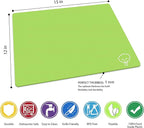 ZVP Flexible Plastic Cutting Board Mats Set of 5, Colorful Chopping Boards with Food Icon for Kitchen, BPA Free, Non-Slip Back, Non Porous, Dishwasher Safe Rainbow