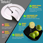 Teivio 32-piece Plastic Wheat Straw Square Dinnerware Set for 8, Unbreakable Dinner Plates, Salad Plates, Snack Bowls, Tumblers, Dishwasher Safe, Black