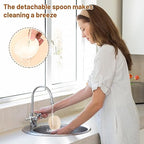 Digital Measuring Spoon Scale, 800g / 0.1g High Precision Electric Measuring Spoon with Led Display, Upgraded Multi-Functional Digital Food Scale, Removable Handle for Kitchen Gadgets and Daily Meals