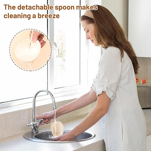 Digital Measuring Spoon Scale, 800g / 0.1g High Precision Electric Measuring Spoon with Led Display, Upgraded Multi-Functional Digital Food Scale, Removable Handle for Kitchen Gadgets and Daily Meals