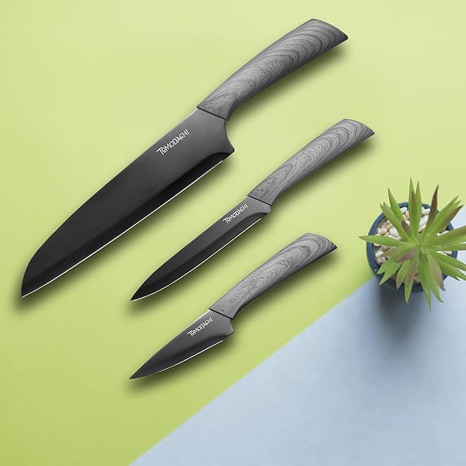 Hampton Forge Tomodachi HMC01B612L Raintree Ash – 13 Piece Knife Block Set