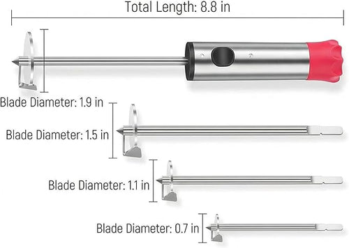 1-Pack Fruit & Vegetable Corers Kitchen Corer Tool, Zucchini & Jalapeno Corer Tool, Fruit & Vegetable Pitters