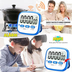 AyayaBoss 2-Pack Magnetic Kitchen Timers for Cooking, Digital Stop Watch Countdown Timer for Kids, Teachers, Classroom, Office, Exercise - Battery Included