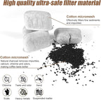 4pcs Coffee Filter Replacement for Cuisinart, Activated Carbon Espresso Coffee Maker Charcoal Water Filter Replacement Compatible with Cuisinart Machines