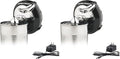 Hamilton Beach Walk 'n Cut Electric Can Opener for Kitchen,Use On Any Size,Automatic and Hand-Free,Cordless & Rechargeable,Easy Clean Removable Blade,Black (76501G),(Pack of 2)