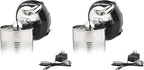 Hamilton Beach Walk 'n Cut Electric Can Opener for Kitchen,Use On Any Size,Automatic and Hand-Free,Cordless & Rechargeable,Easy Clean Removable Blade,Black (76501G),(Pack of 2)