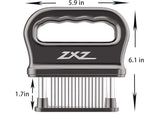 ZXZ Meat Tenderizer, 48 Stainless Steel Sharp Needle Blade, Heavy Duty Cooking Tool for Tenderizing Beef, Turkey, Chicken, Steak, Veal, Pork, Fish.