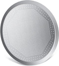 Beasea 14 Inch Pizza Crisper Pan, Aluminum Alloy Pizza Baking Tray with Holes for Home & Restaurant