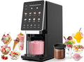 Ice Cream Maker & 10-in-1 Frozen Treat Maker, 20 oz 1 Pint, Mix-In + Re-Spin for Creamy Texture, Gelato, Sorbet, Slushie, Frozen Yogurt & Smoothie Bowls Machine for Homemade, Recipe Guide