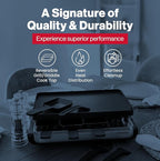 Swissmar Classic Raclette Party Grill with Reversible Cast Aluminum Non-Stick Grill Plate/Crepe Top, Outdoor & Indoor Electric BBQ Grill, Samgyupsal Griller - Brushed Stainless Steel - 8-Person