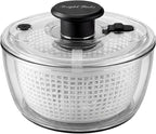 Good Grips Salad Spinner 6.3 Qt – Large Lettuce Spinner & Salad Cleaner with Bowl & Lid, Fruit Washer, Vegetable Cleaner, Strainer Bowl, Fast Drying Multipurpose Kitchen Tool