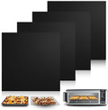 4Pcs Reusable Air Fryer Liners for Ninja, 12 × 12in Non-Stick Oven Liners for Toaster Oven, Microwave/Grill Baking Mat, 450°F Pre-Cut Square Mat for Ninja SP101/SP201/SP301/SP351, Kitchen Accessories