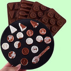 Kids' Complete Oven Pan Set Compatible with Easy Bake Ultimate Oven,Accessories for Cooking Easy Bake Oven Mixes,Includ Round flower style, round number style, triangular cake style，circle pan.