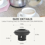 BMF600XL Latte Frothing Disc for Breville Milk Cafe - Milk Frother Plate Replacement Coffee Machine Accessories Part #BMF600XL - Fixes Milk Frothing Problems